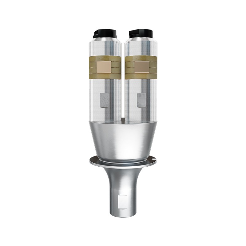 15kHz-4200W 新力源换能器 双柱直筒(银黄)